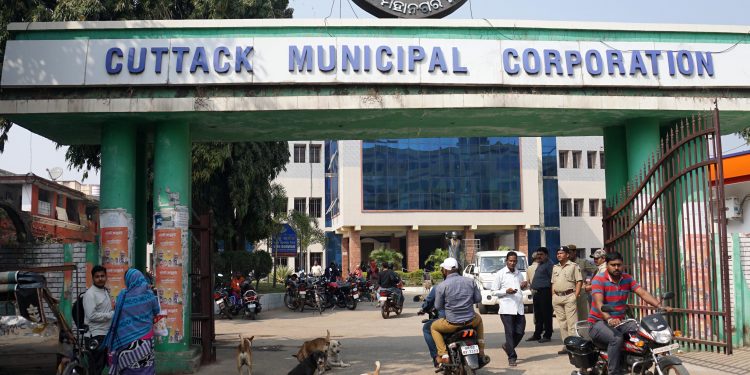 File photo of Cuttack Municipal Corporation office in the Silver City