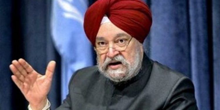 Civil Aviation Minister Hardeep Singh Puri