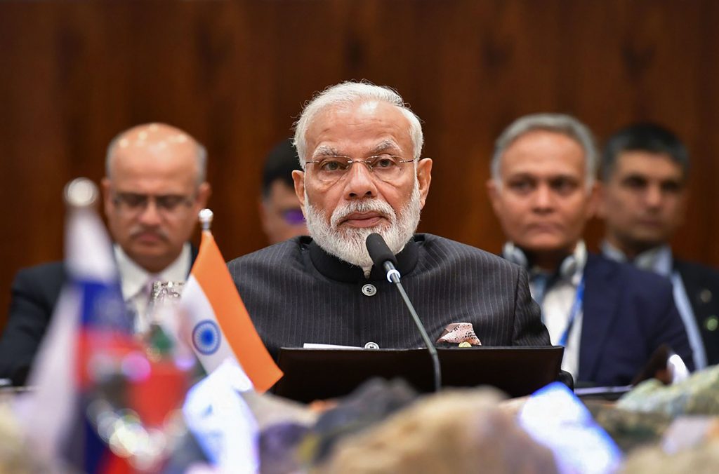 Prime Minister Narendra Modi addressing the Plenary session of the BRICS Summit in Brasilia