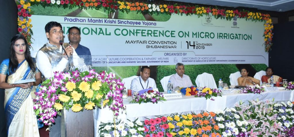 National conference on micro irrigation held in Bhubaneswar