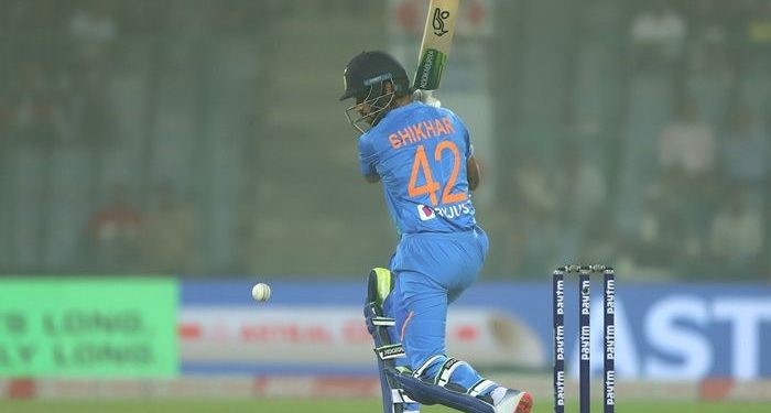 Shikhar Dhawan top-scored with 41