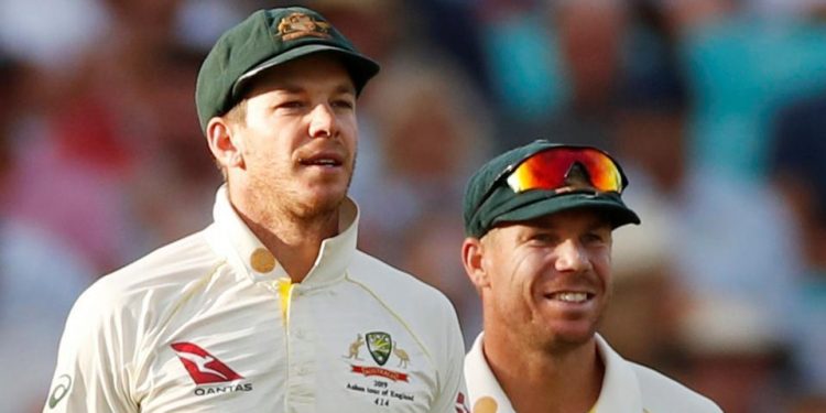 Tim Paine and David Warner