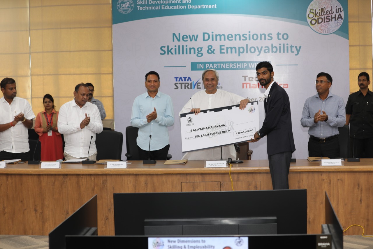 Odisha Inks Mou With Tata Strive For Life Skills Training To Itians