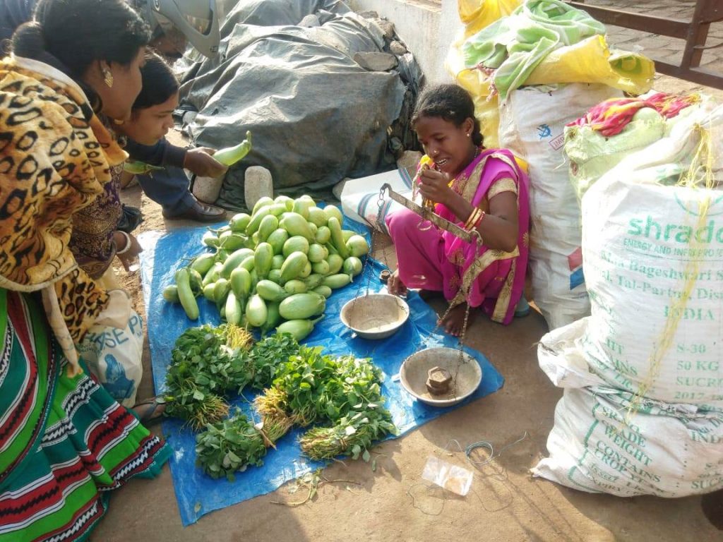 Shakuntala does not use any fertiliser but only natural manure to grow vegetables