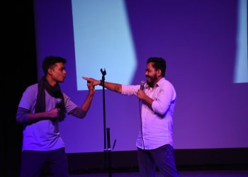 Akash Baghar and Roshan Bisoi perform at Dear 2019 in Bhubaneswar, Sunday