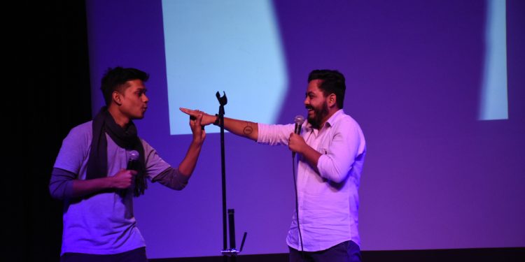 Akash Baghar and Roshan Bisoi perform at Dear 2019 in Bhubaneswar, Sunday