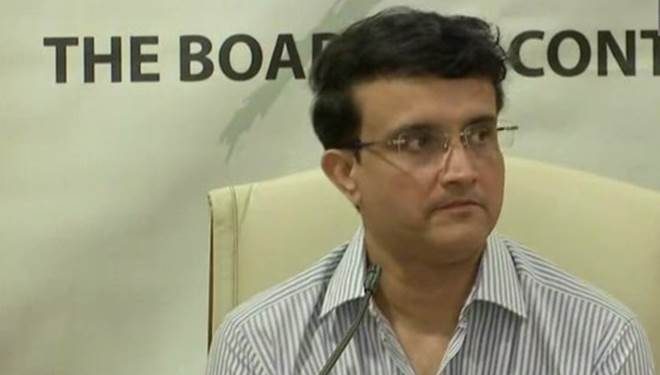 BCCI president Sourav Ganguly