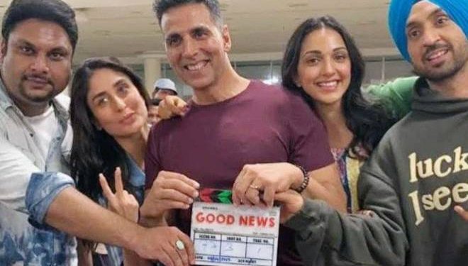 The Good Newzz cast including Akshay Kumar and Kareena Kapoor