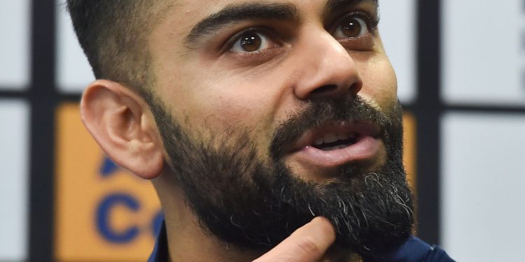 Guwahati: Indian skipper Virat Kohli interacts with the media ahead of the 1st T20 match against Sri Lanka at Barsapara Cricket Stadium in Guwahati, Saturday, Jan. 4, 2020.