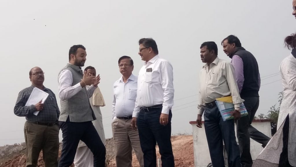 WB team inspects synthetic sea wall