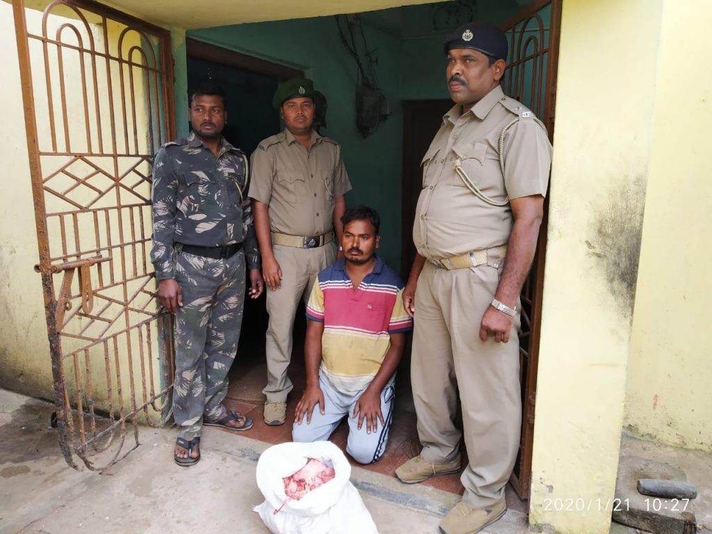 Poacher held, deer meat seized in Kendrapara