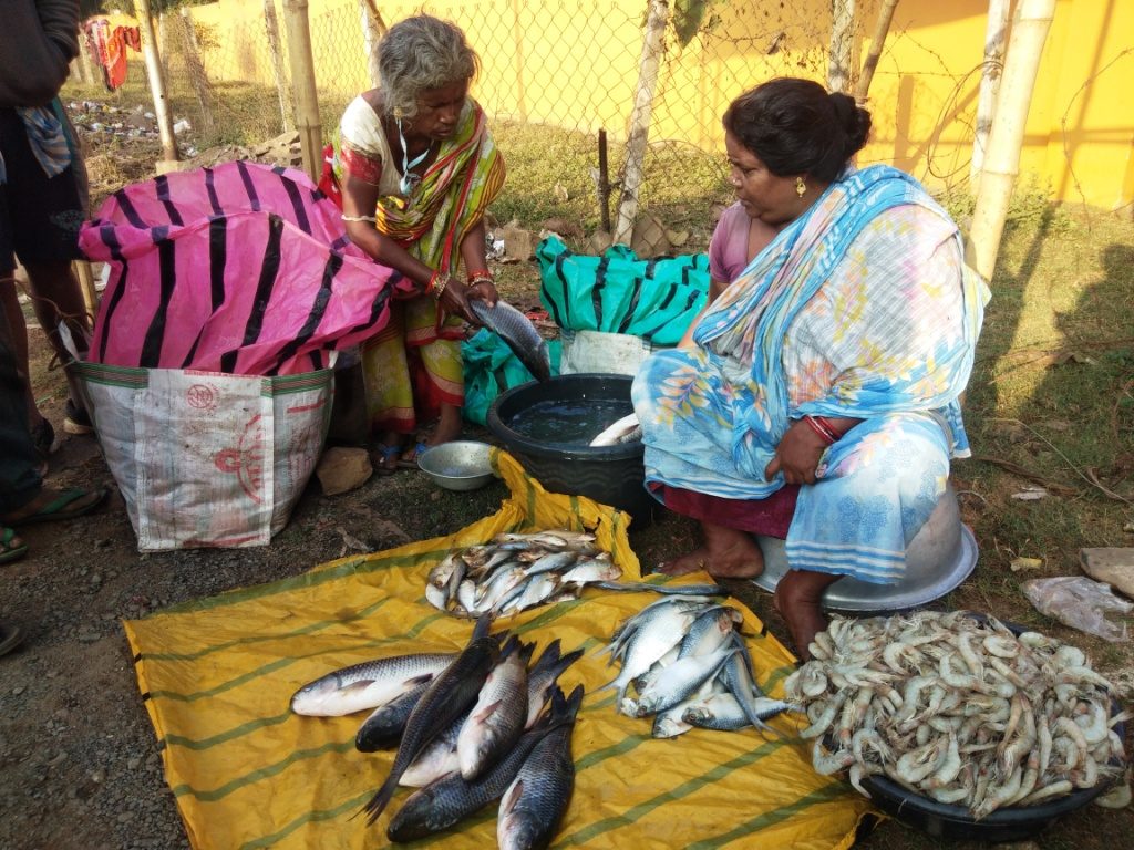 This woman is killing it in Keonjhar fish market