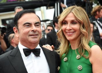 Carlos Ghosn and his wife Carole