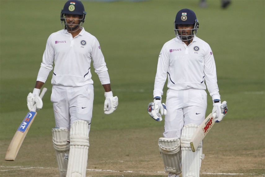 Mayank Agarwal back among runs, Rishabh Pant back in form as India draw