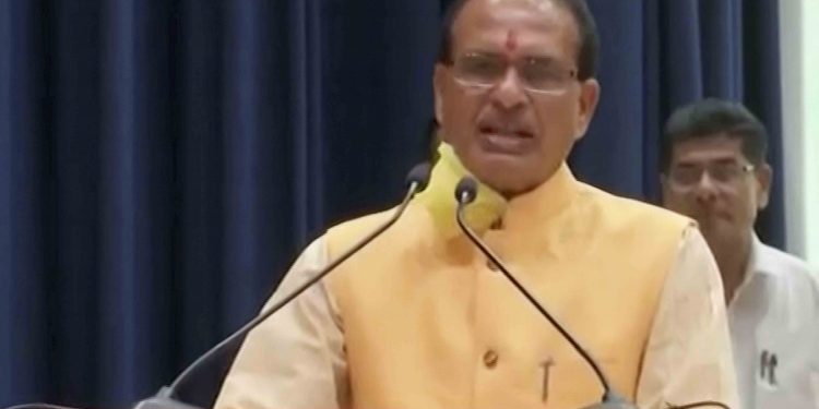 BJP leader Shivraj Singh Chouhan takes oath as new Chief Minister of Madhya Pradesh in Bhopal, Monday