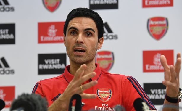 Arsenal manager Mikel Arteta