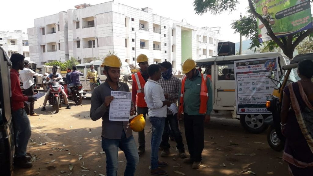 Precautions are being taken in the premises of Utkal Alumina along with awareness campaigns