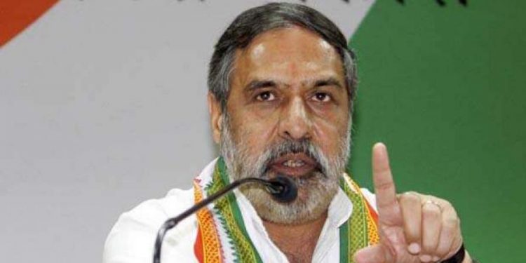 Congress spokesperson Anand Sharma