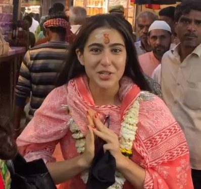 Sara Ali Khan's Varanasi temple visit creates controversy