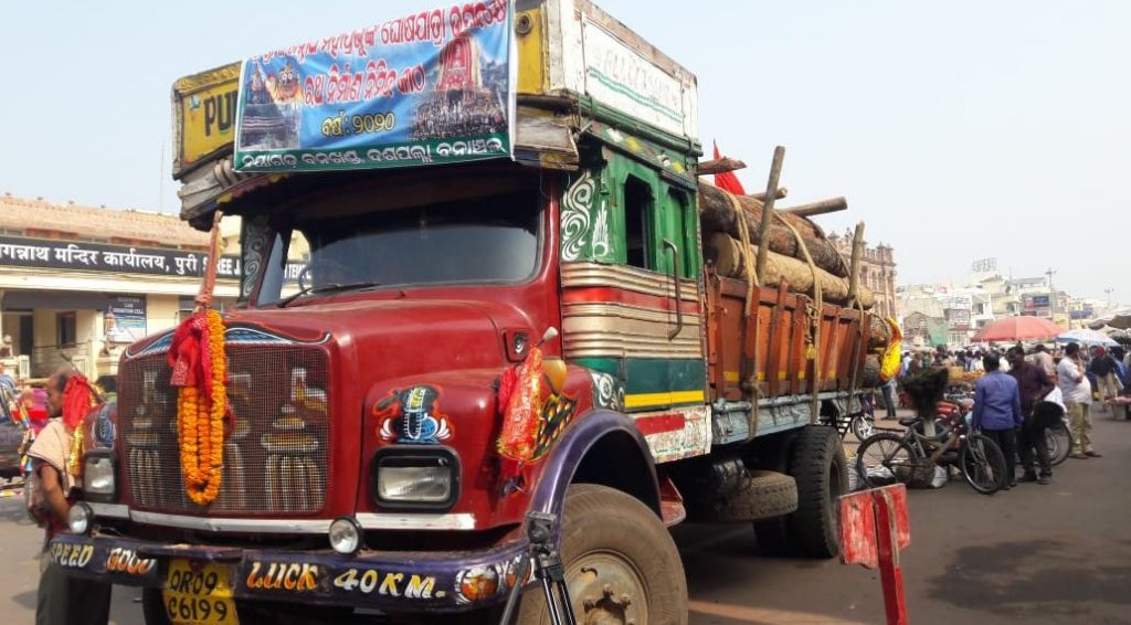 Third consignment of timbers for Rath Yatra chariot construction reach Puri