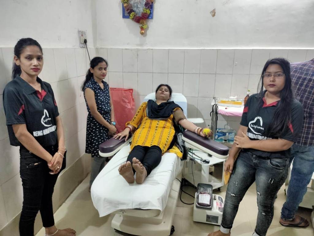 Blood donation camp organised at Bolangir amid lockdown