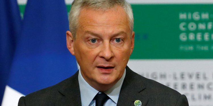 France's Finance Minister Bruno Le Maire