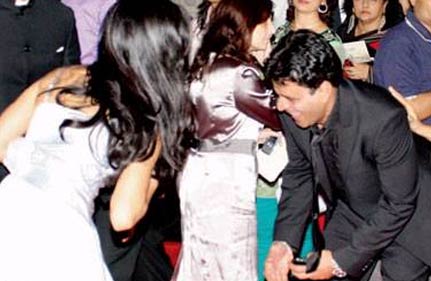 Actress Katrina Kaif touched this birthday boy’s feet at a film party