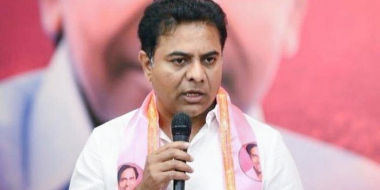 State cabinet minister KT Rama Rao