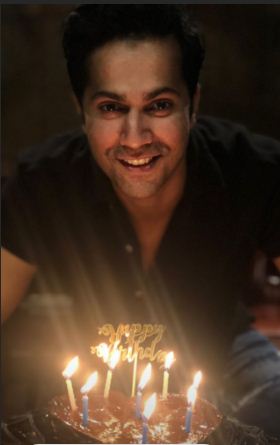 Varun Dhawan cuts heart-shaped cake at home on 33rd birthday