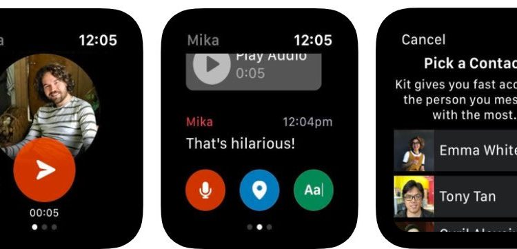 Facebook launches Kit, an experimental Apple Watch messaging app