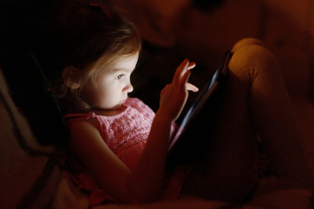 Screen time before bed is bad for kids