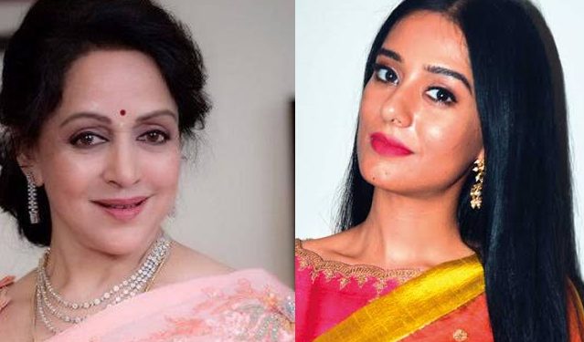 Hema Malini and Amrita Rao