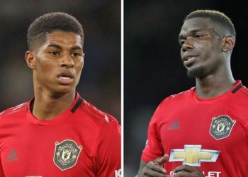 Marcus Rashford (L) and Paul Pogba have recovered from their injuries