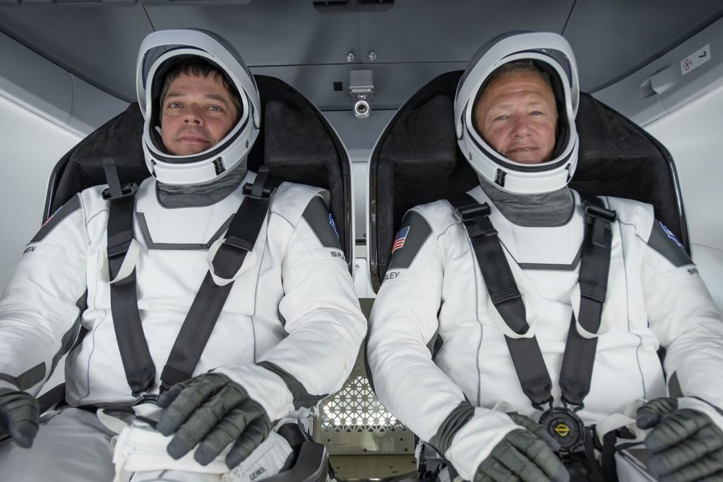 We're ready, say NASA crewmates on maiden SpaceX flight to ISS