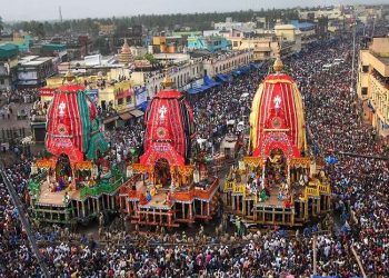 File photo of Rath Yatra in Puri (PTI Photo)