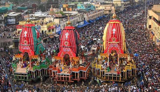 File photo of Rath Yatra in Puri (PTI Photo)