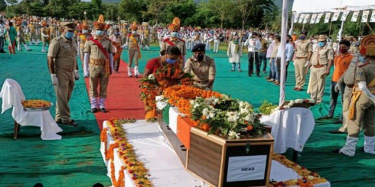 Indian Army jawan Chandrakanta Pradhan cremated with full military honours