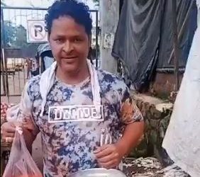 Watch video: Struggling actor forced to sell vegetables