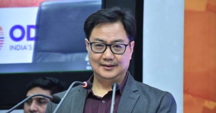 Kiren Rijiju. Pic courtesy: Twitter