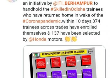 Berhampur ITI gets job offers despite COVID curbs