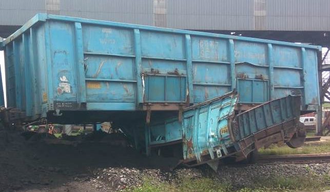 Narrow shave for truck driver as goods train rams vehicle at Paradip port