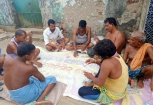 Villagers violate COVID-19 guidelines