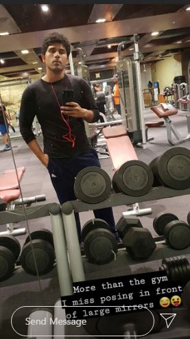 Allu Sirish misses 'posing in front of mirror' in gym