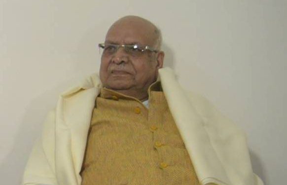 Uttar Pradesh Chief Minister Yogi Adityanath meet senior BJP leader Lalji Tandon in Lucknow on Tuesday to congratulate him on his appointment as Governor of Bihar. Express archive photo. Pankaj Ojha.