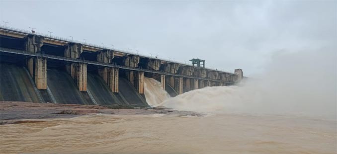 Angul's Rengali dam releases season’s first floodwaters