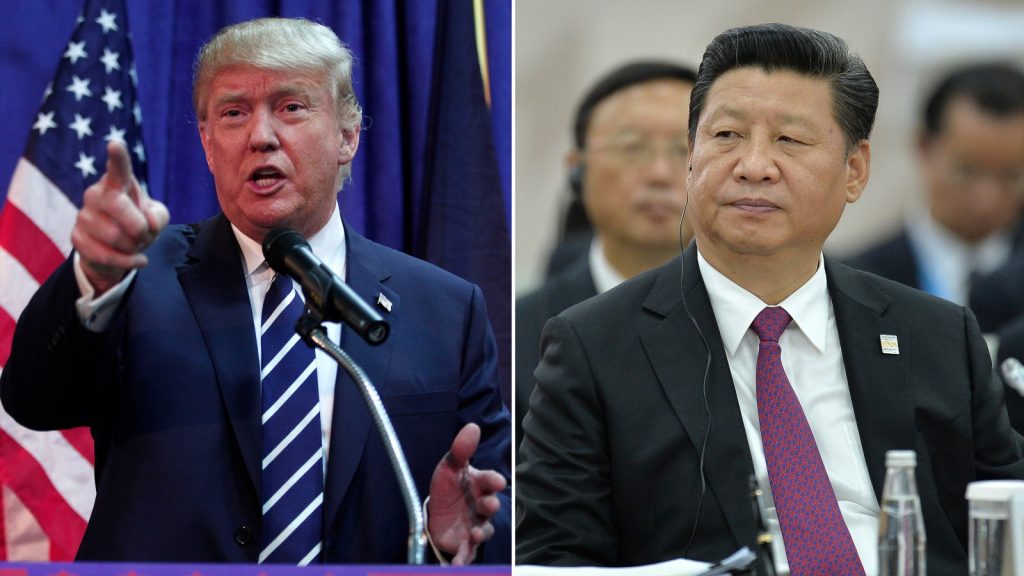 Donald Trump and Xi Jinping