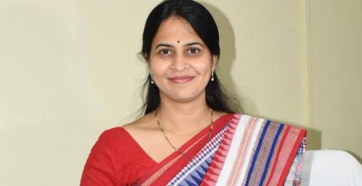 File photo of Odisha Tourism Development Corporation chairperson Shreemayee Mishra