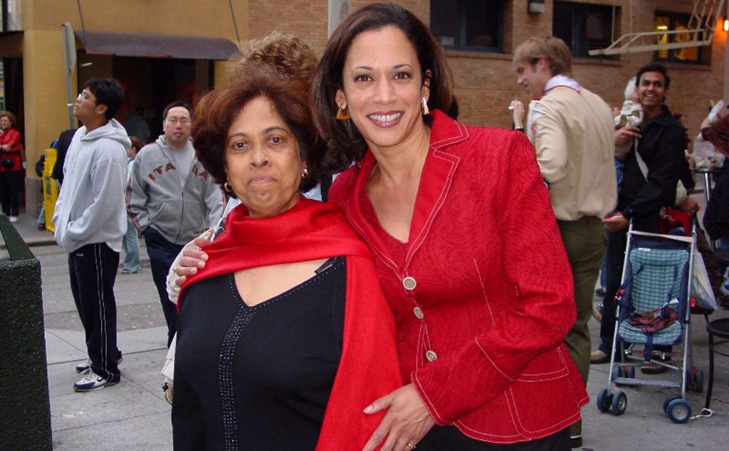 Kamala Harris and Shymala Gopalan