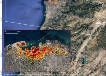 NASA maps Beirut blast damage in high-precision image