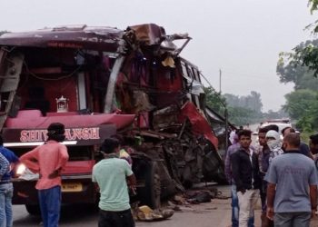 7 from Ganjam dead, several injured as bus collides with truck in Chhattisgarh